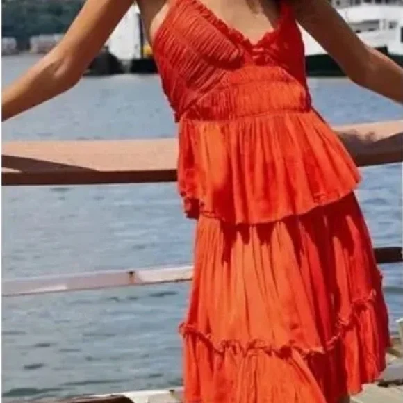 NWT Free People Hooked On You Halter Cropped mini skirt set. - Picture 3 of 7